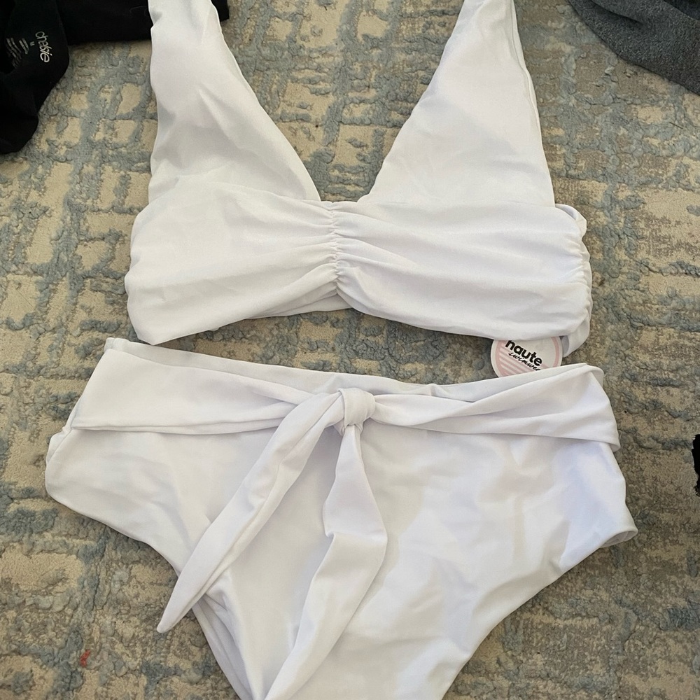 White bikini